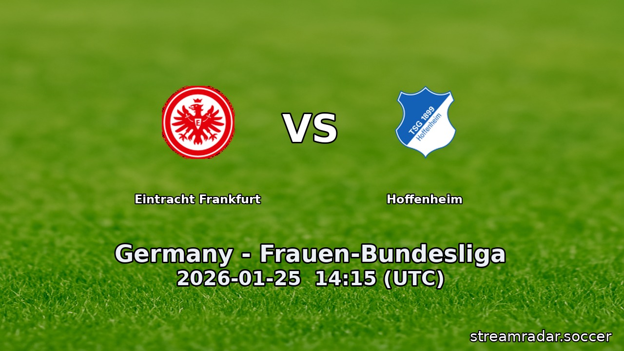 Eintracht Frankfurt vs Hoffenheim