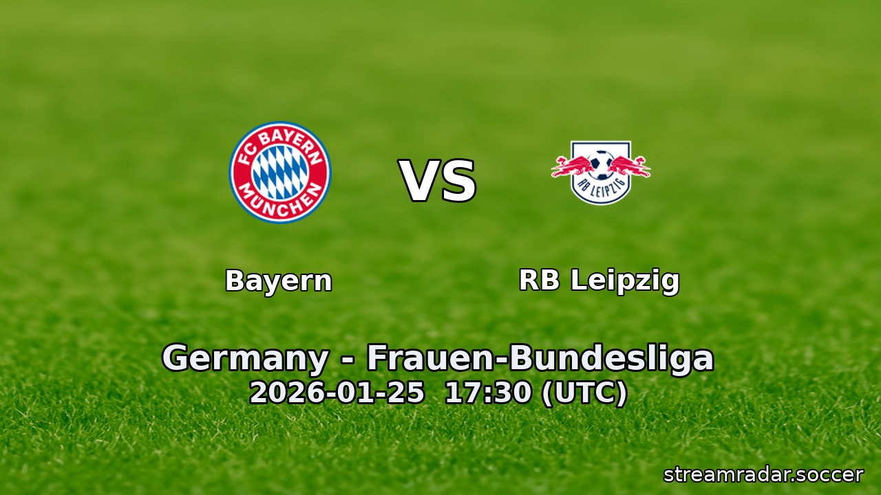 Bayern vs RB Leipzig
