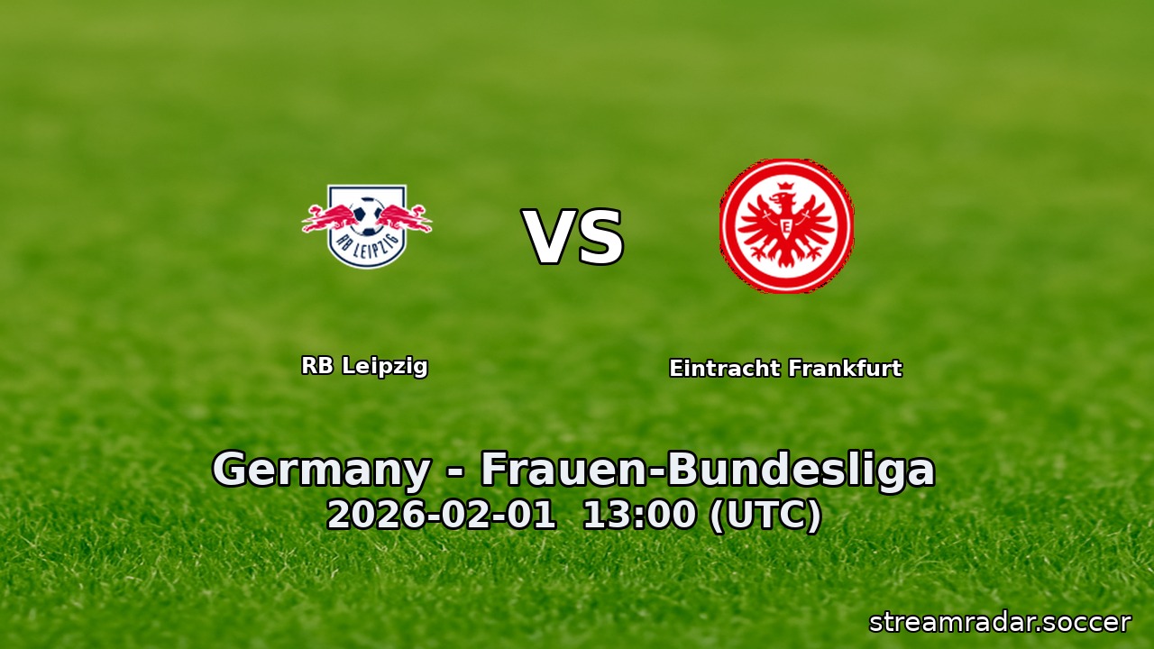 RB Leipzig vs Eintracht Frankfurt