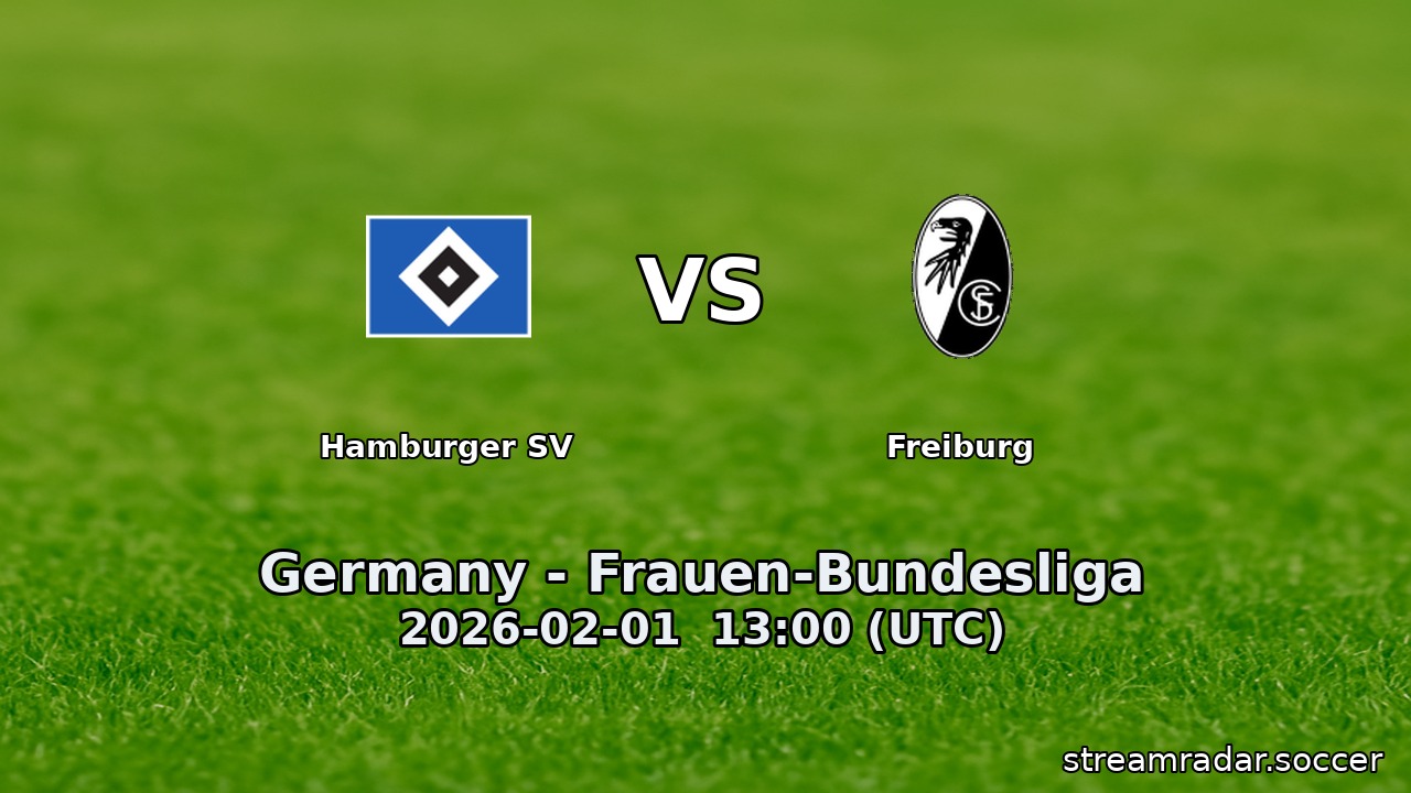Hamburger SV vs Freiburg