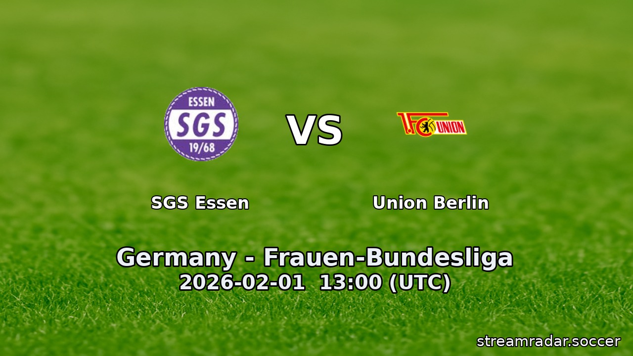 SGS Essen vs Union Berlin