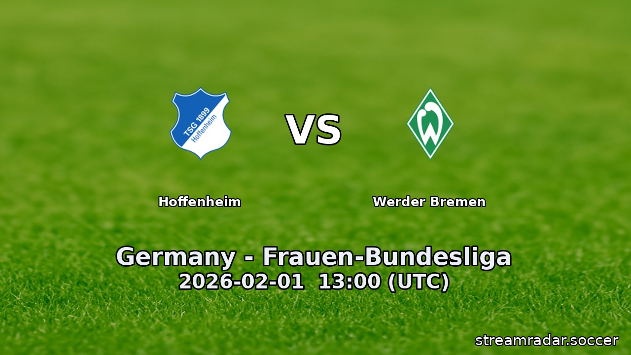 Hoffenheim vs Werder Bremen