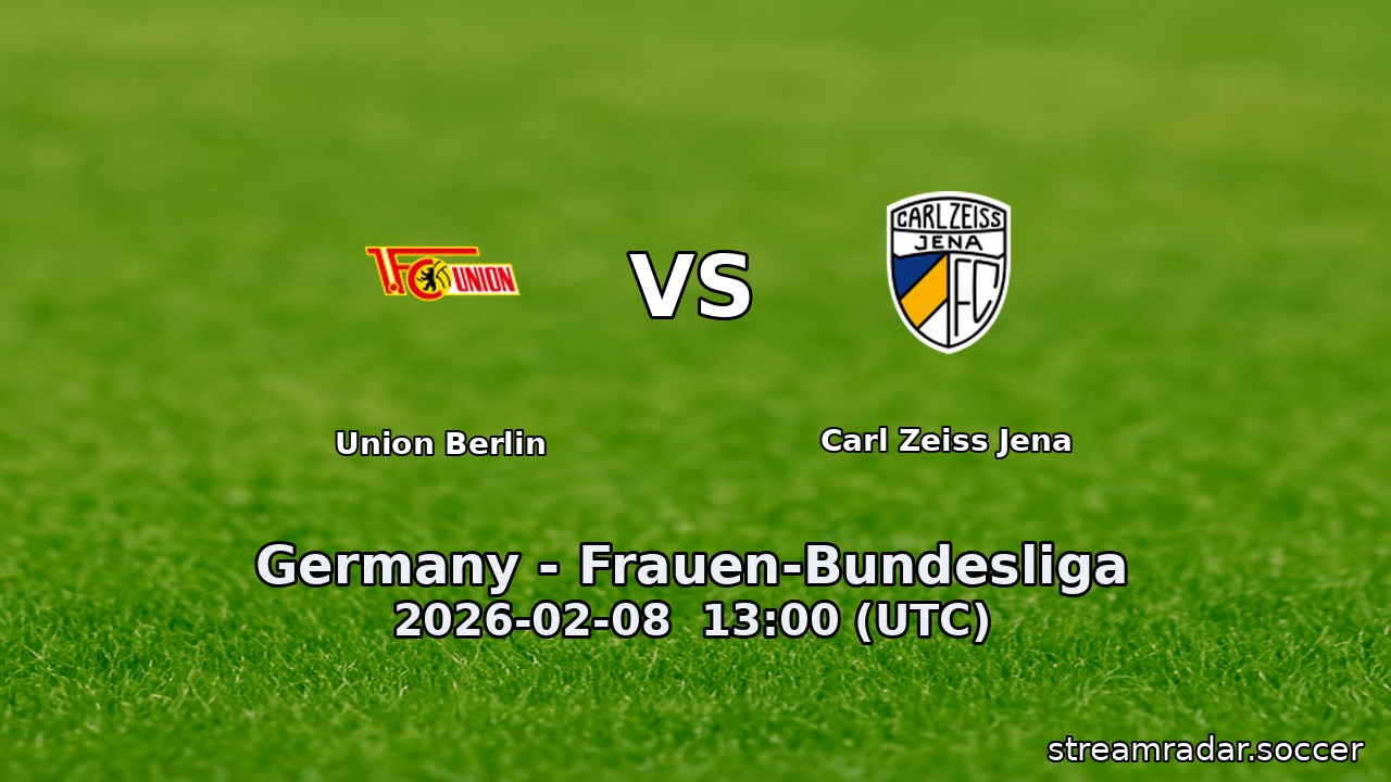 Union Berlin vs Carl Zeiss Jena