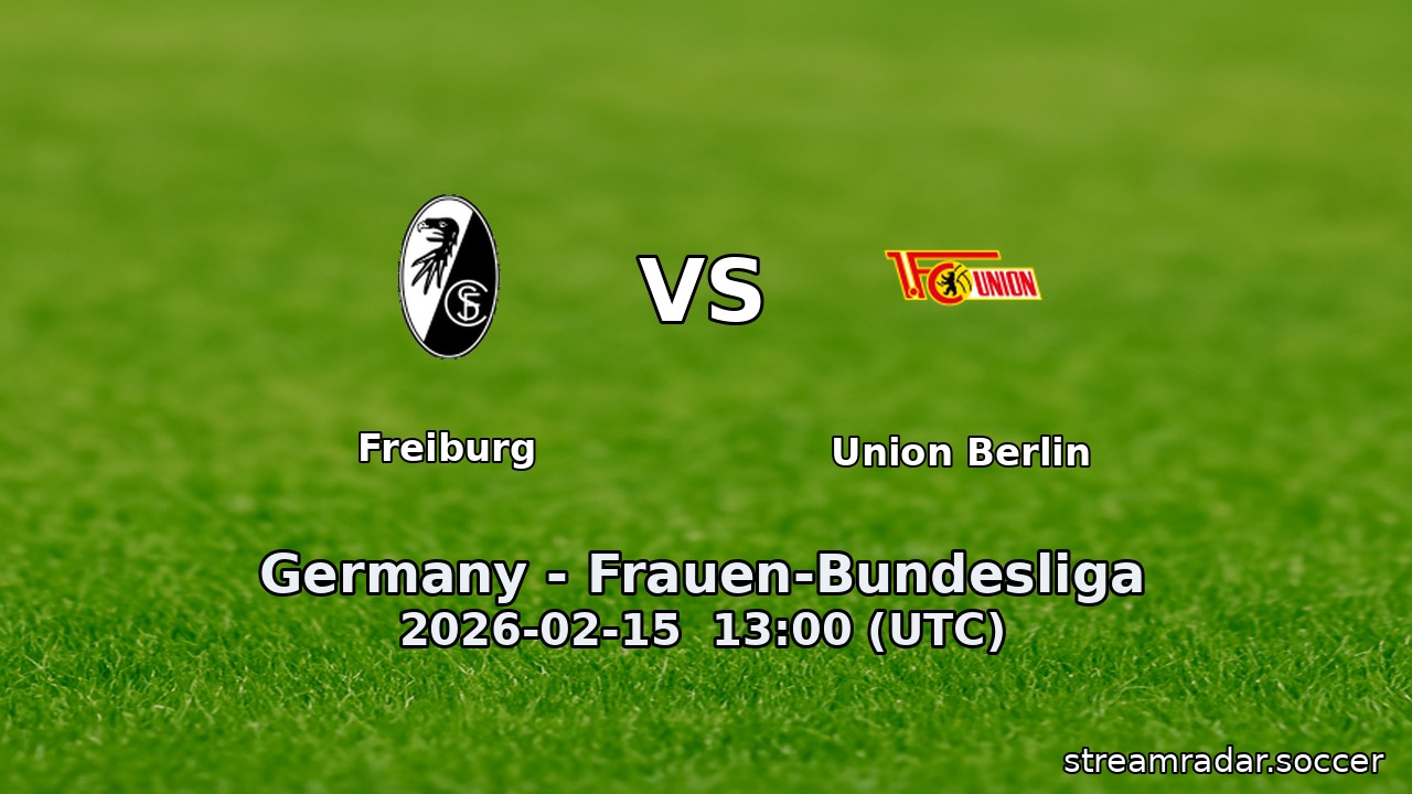 Freiburg vs Union Berlin