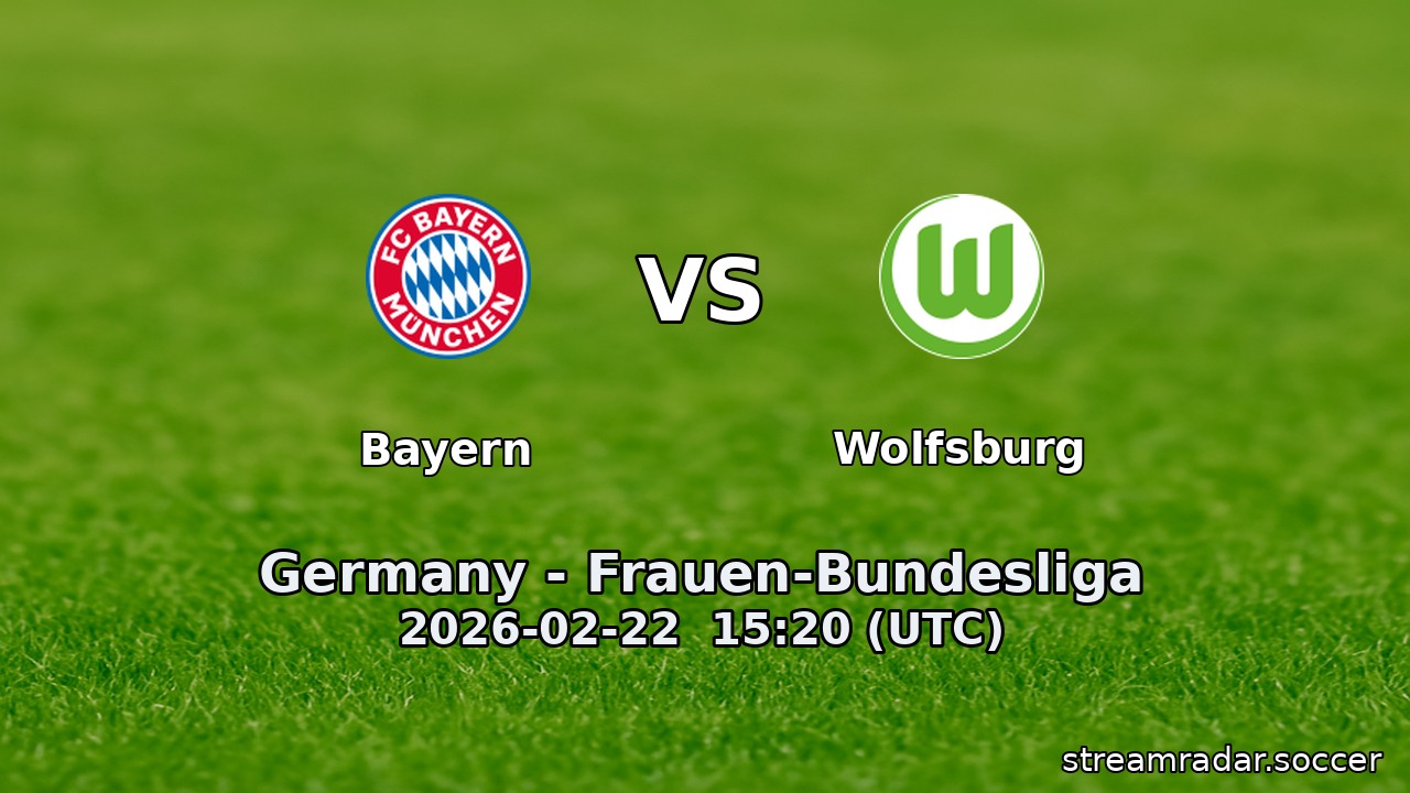 Bayern vs Wolfsburg