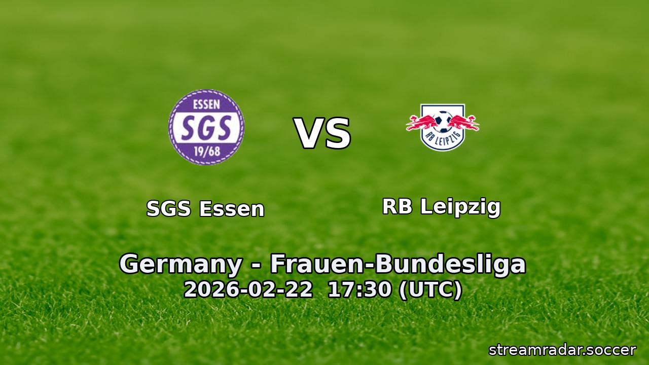 SGS Essen vs RB Leipzig