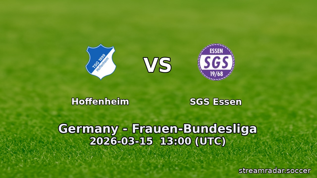 Hoffenheim vs SGS Essen