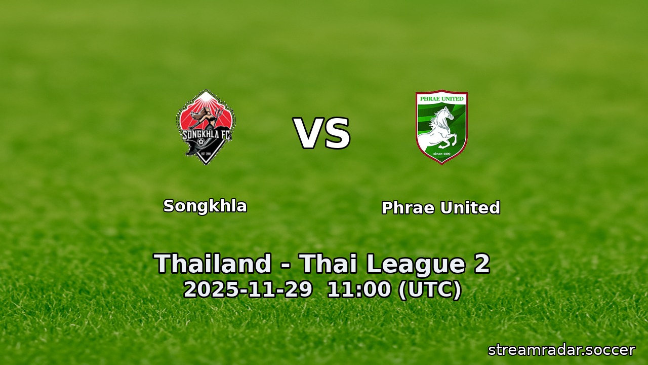 Phrae United vs Songkhla