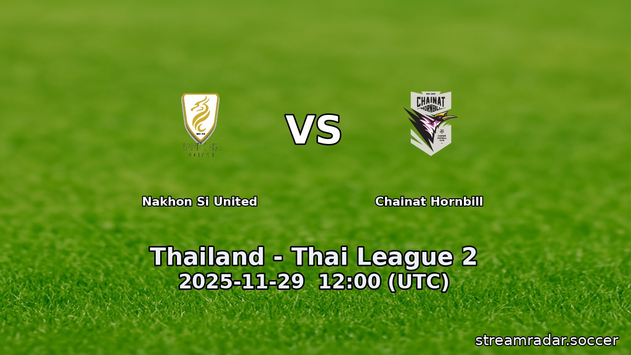 Nakhon Si United vs Chainat Hornbill