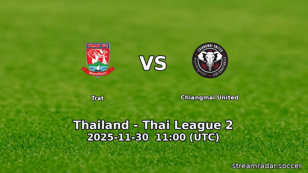 Trat vs Chiangmai United