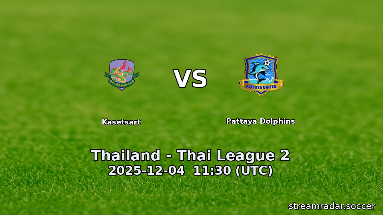 Kasetsart vs Pattaya Dolphins