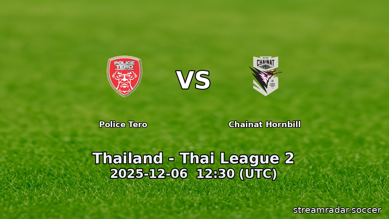Police Tero vs Chainat Hornbill