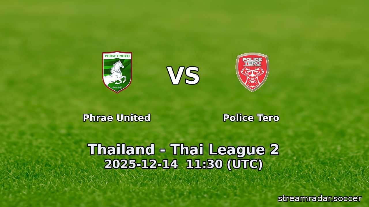 Phrae United vs Police Tero