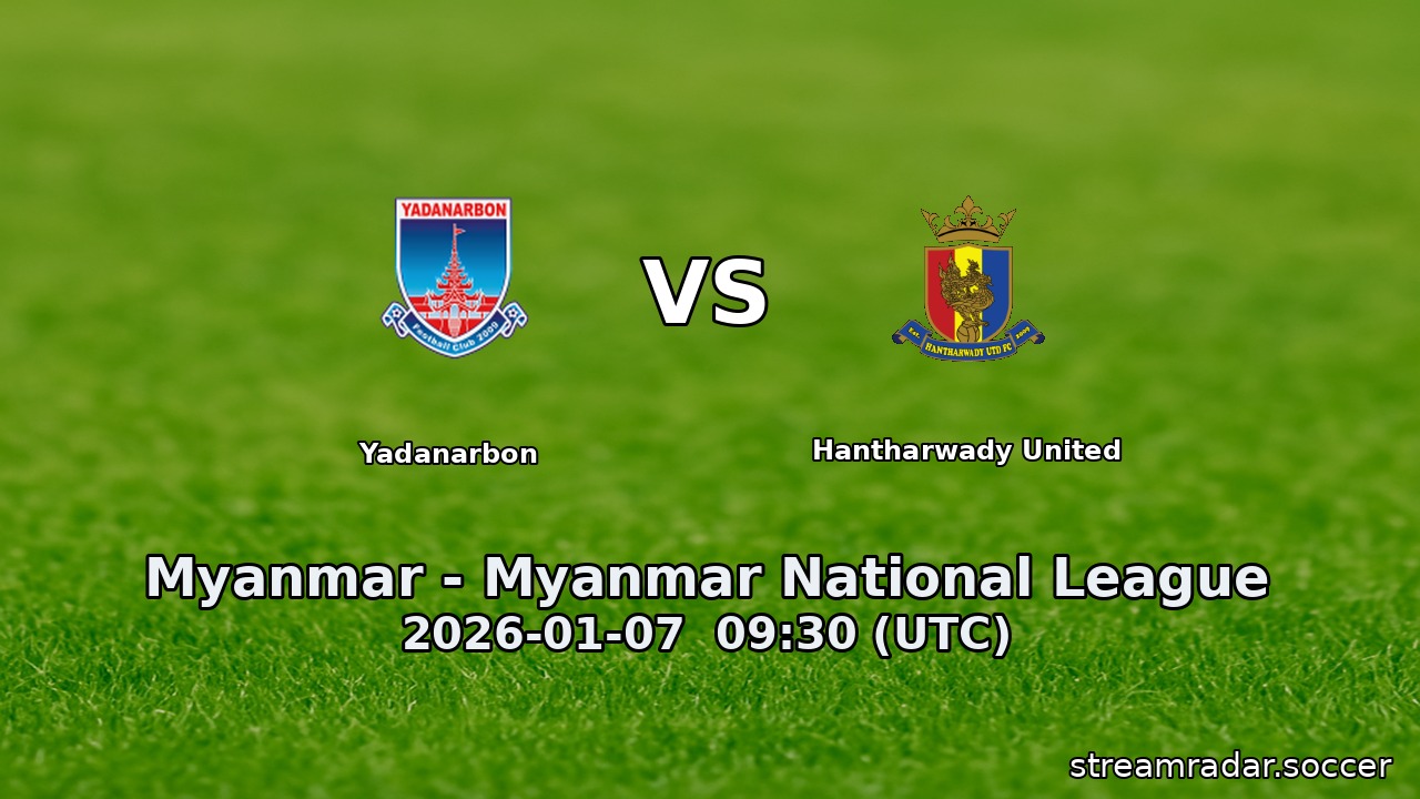 Yadanarbon vs Hantharwady United
