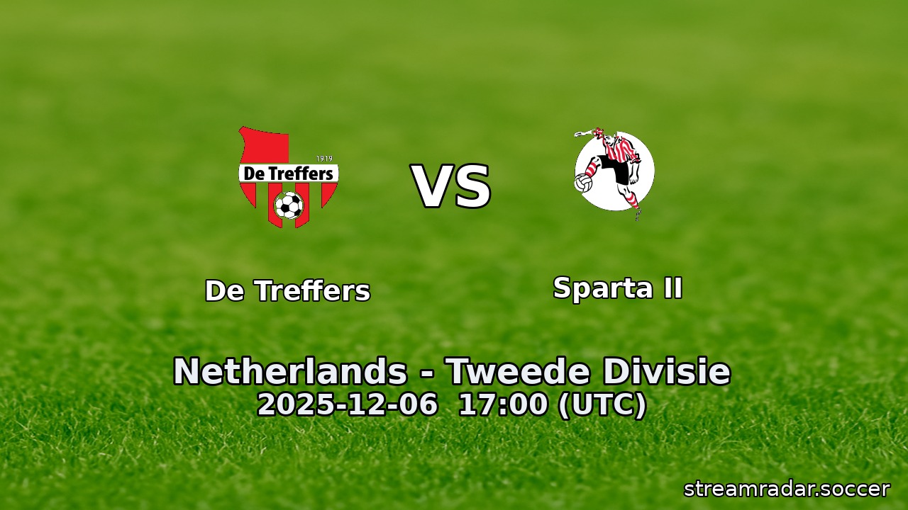 De Treffers vs Sparta II