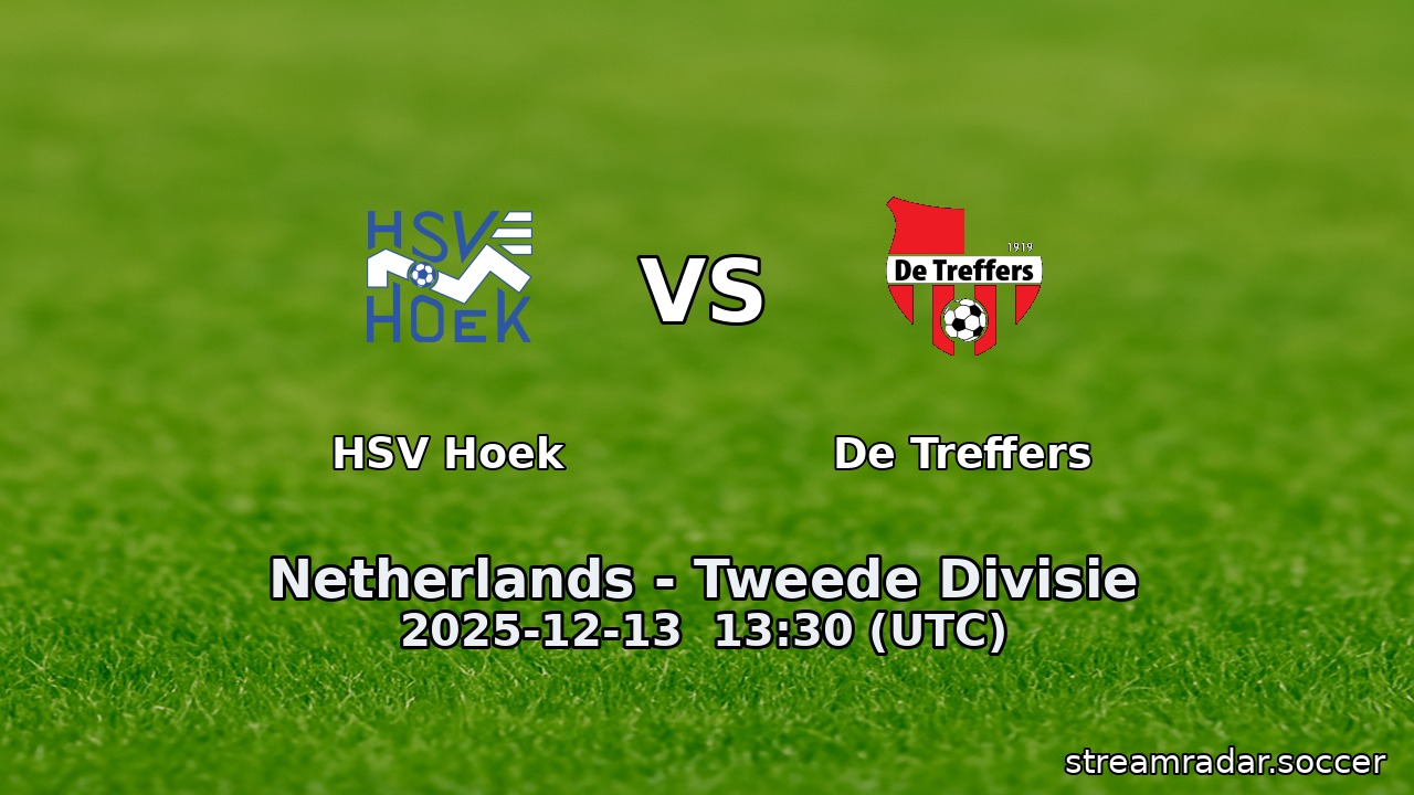 HSV Hoek vs De Treffers