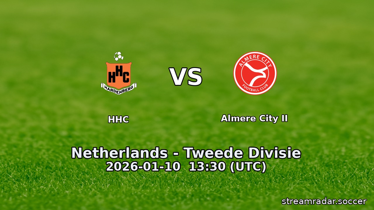 HHC vs Almere City II