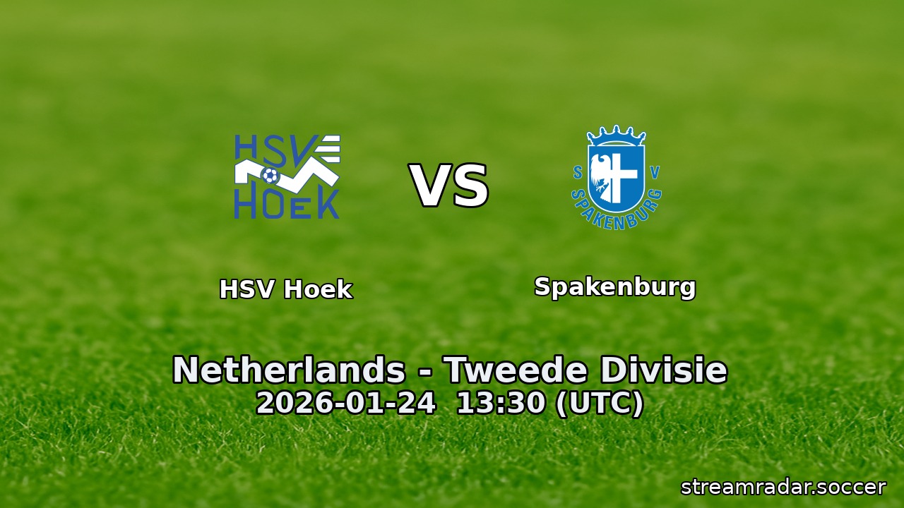 HSV Hoek vs Spakenburg