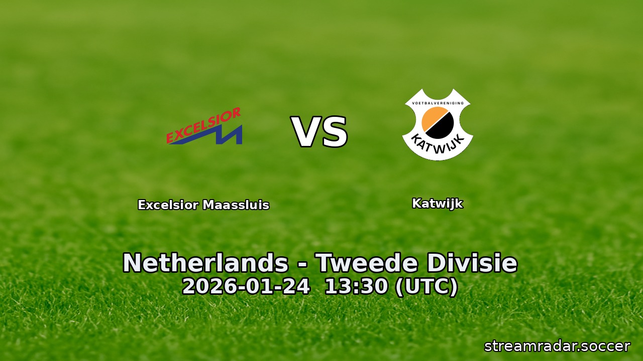 Excelsior Maassluis vs Katwijk