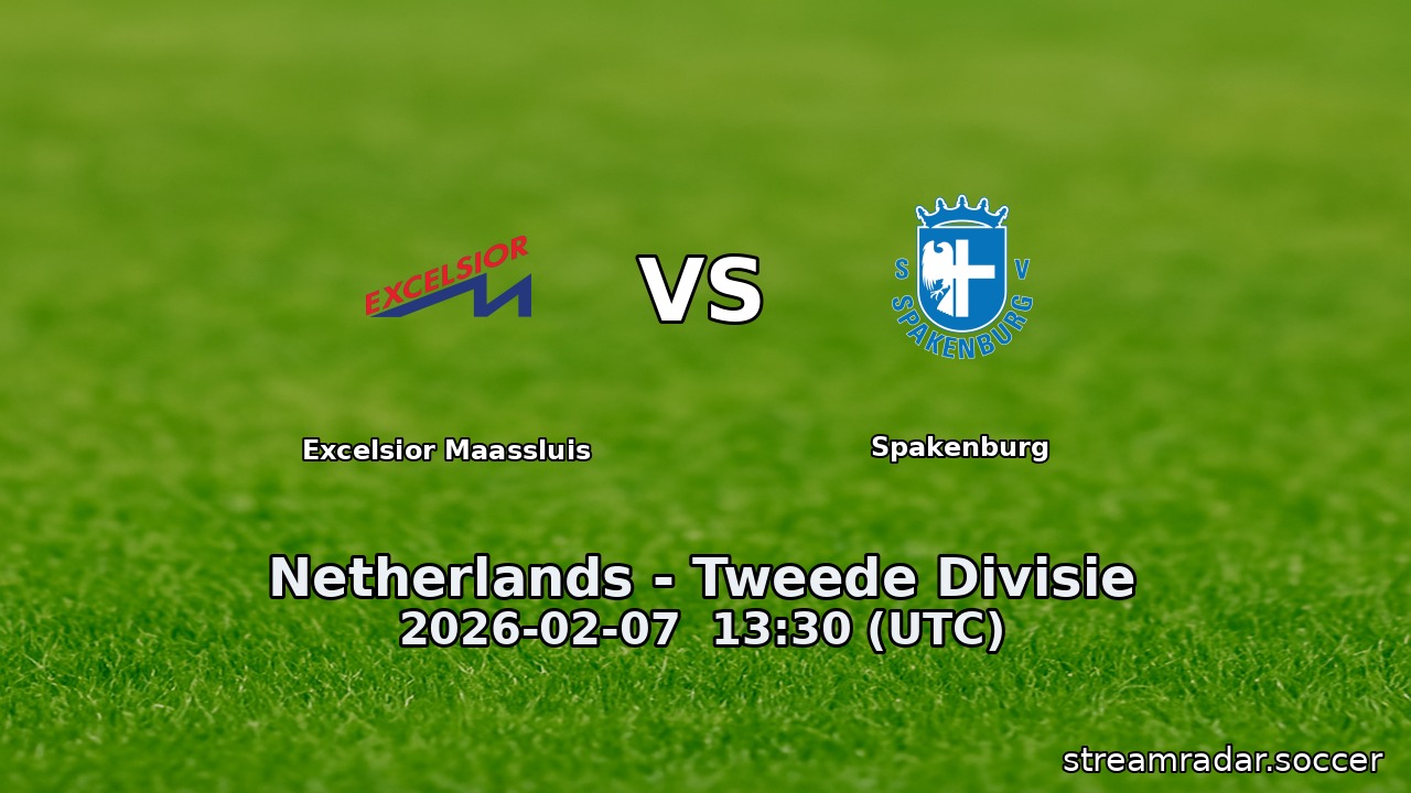 Excelsior Maassluis vs Spakenburg