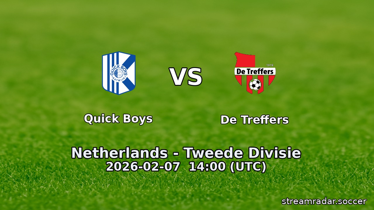 Quick Boys vs De Treffers
