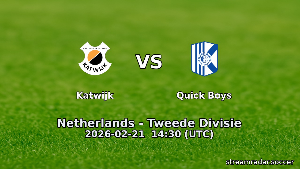 Katwijk vs Quick Boys