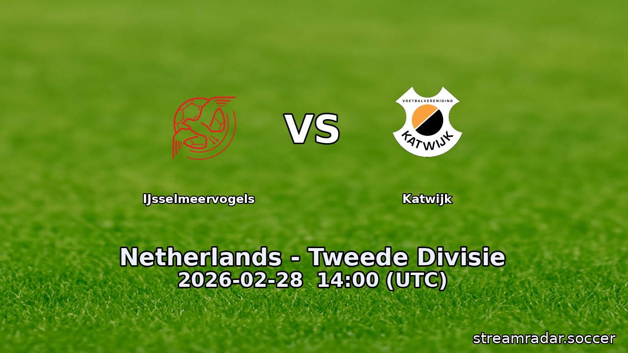 IJsselmeervogels vs Katwijk