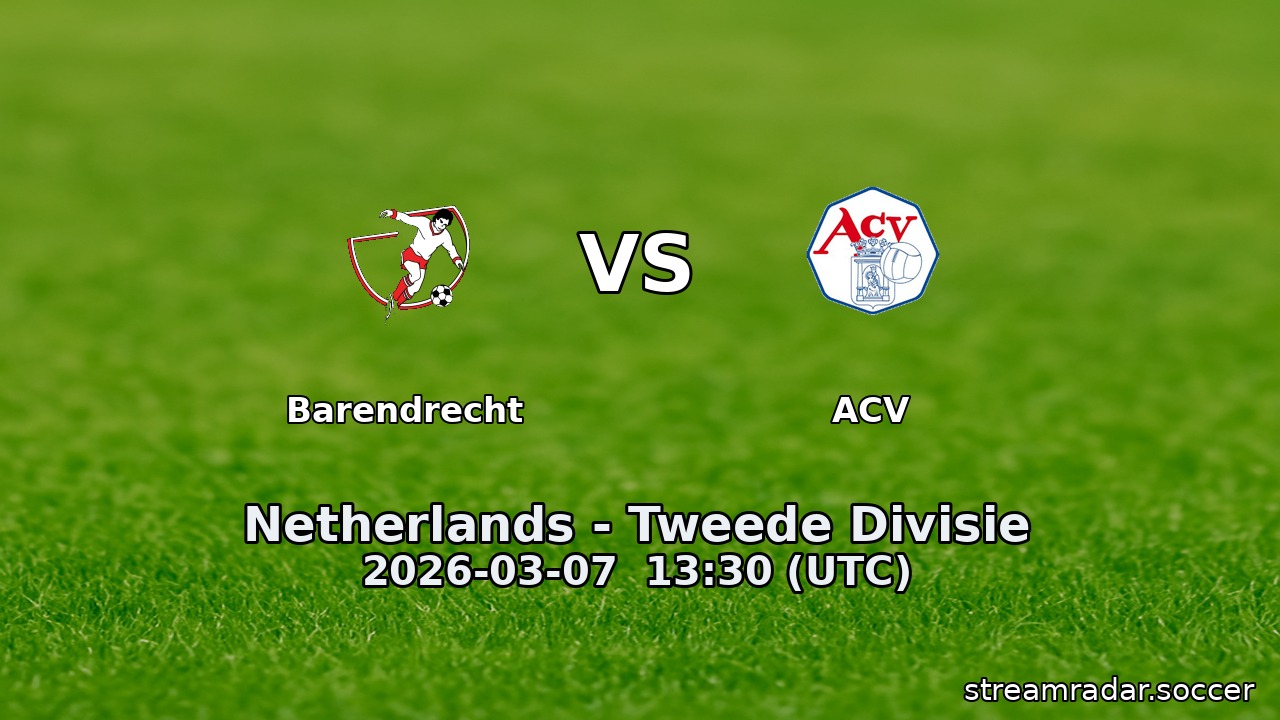 Barendrecht vs ACV