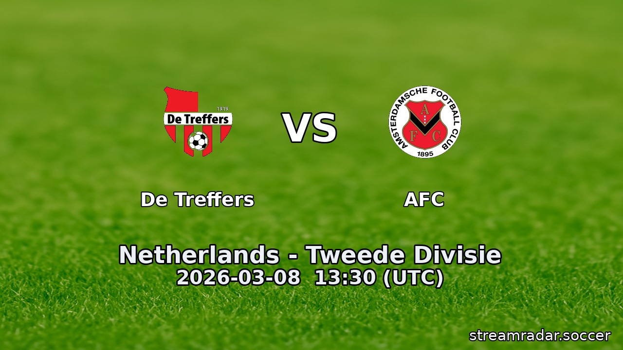 De Treffers vs AFC