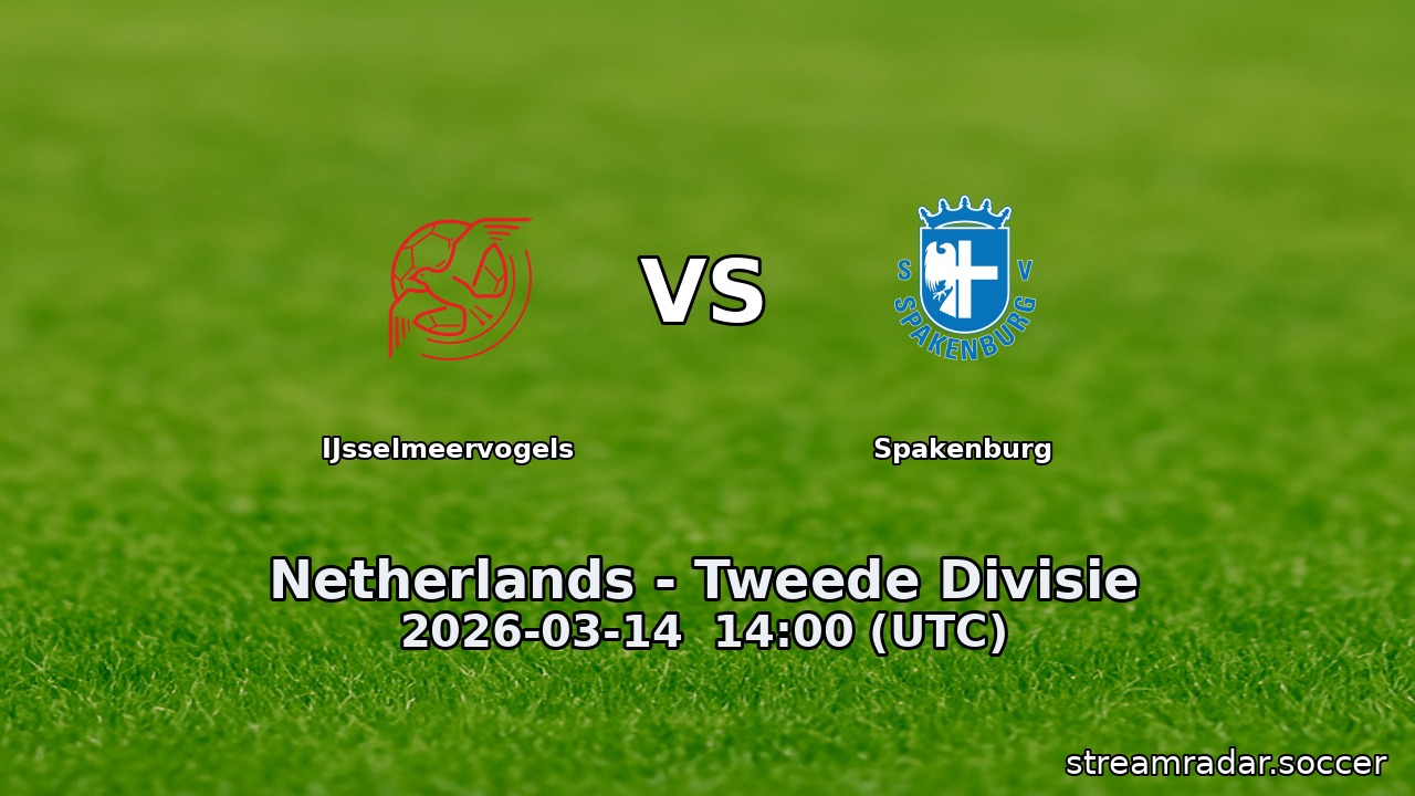 IJsselmeervogels vs Spakenburg