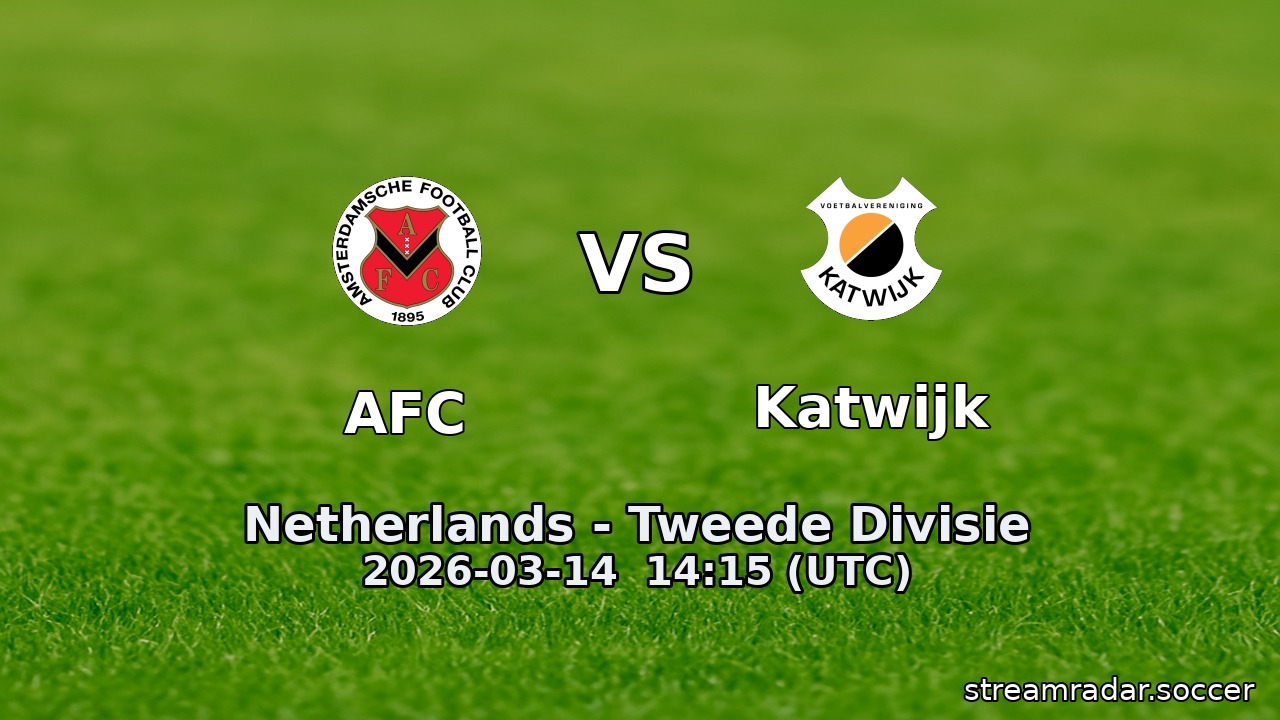 AFC vs Katwijk