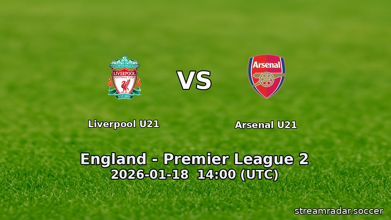 Liverpool U21 vs Arsenal U21