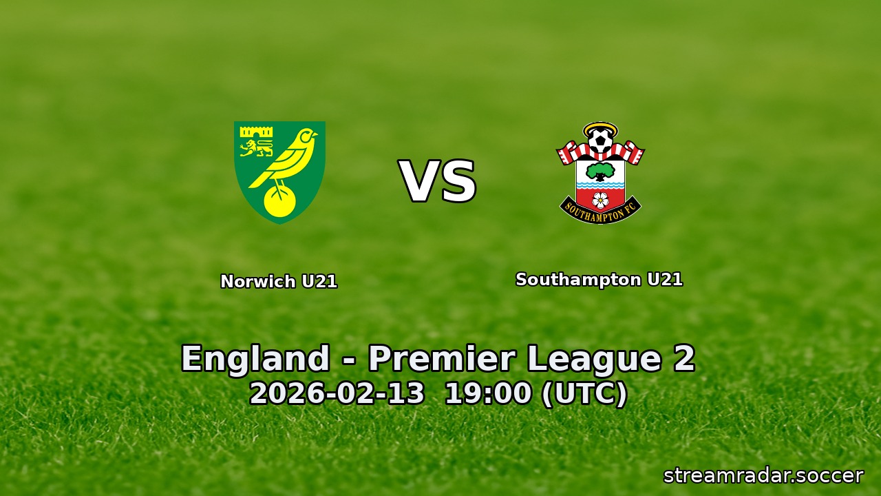 Norwich U21 vs Southampton U21