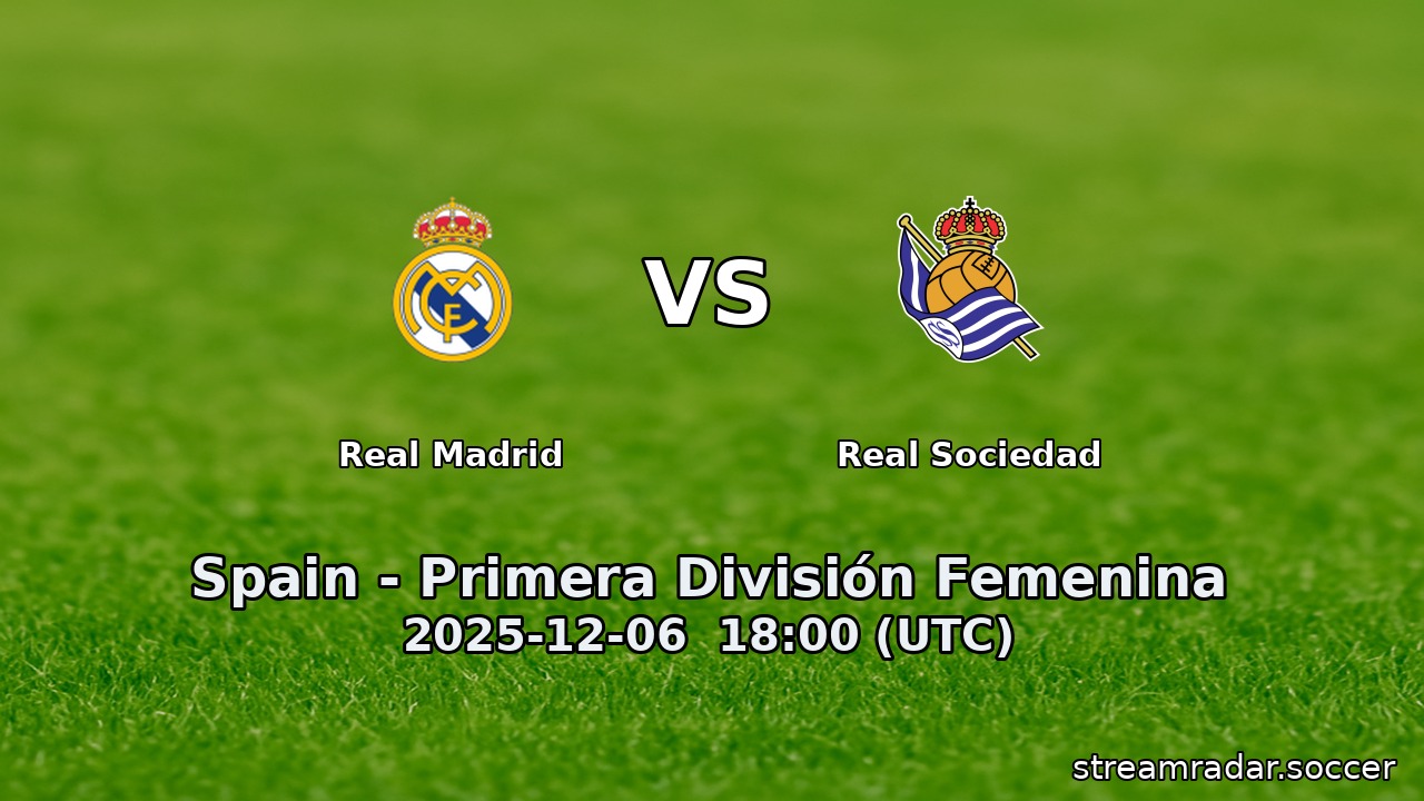 Real Madrid vs Real Sociedad