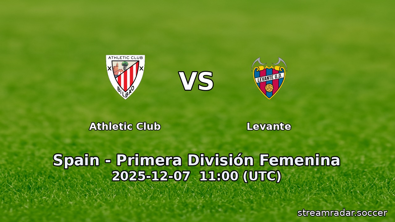 Athletic Club vs Levante