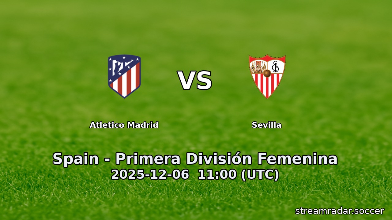 Atletico Madrid vs Sevilla