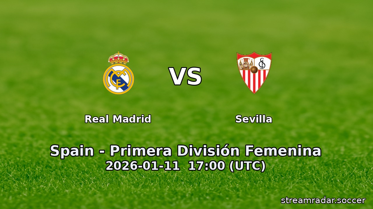 Real Madrid vs Sevilla