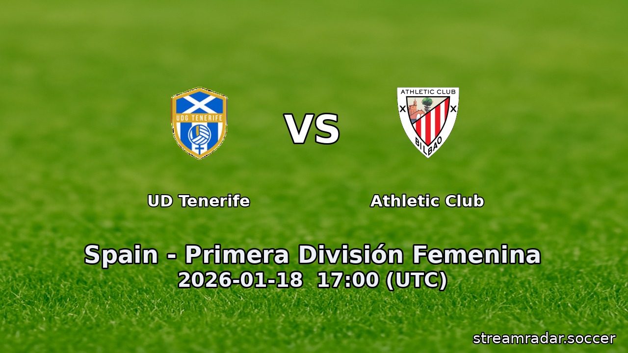 UD Tenerife vs Athletic Club