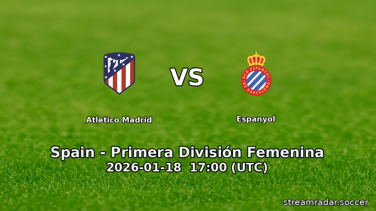Atletico Madrid vs Espanyol