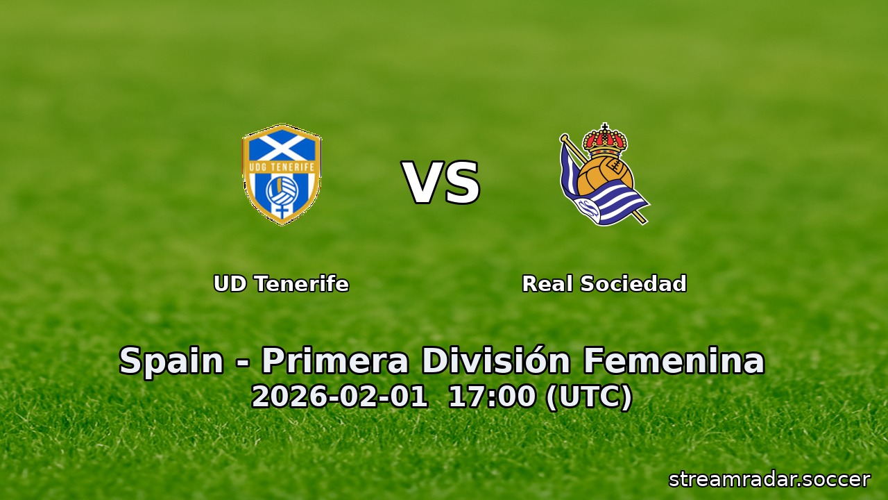 UD Tenerife vs Real Sociedad