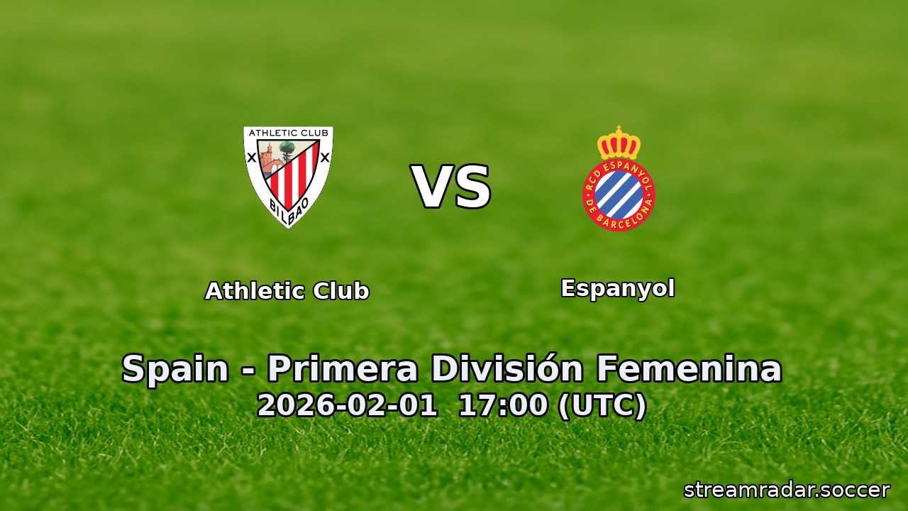 Athletic Club vs Espanyol