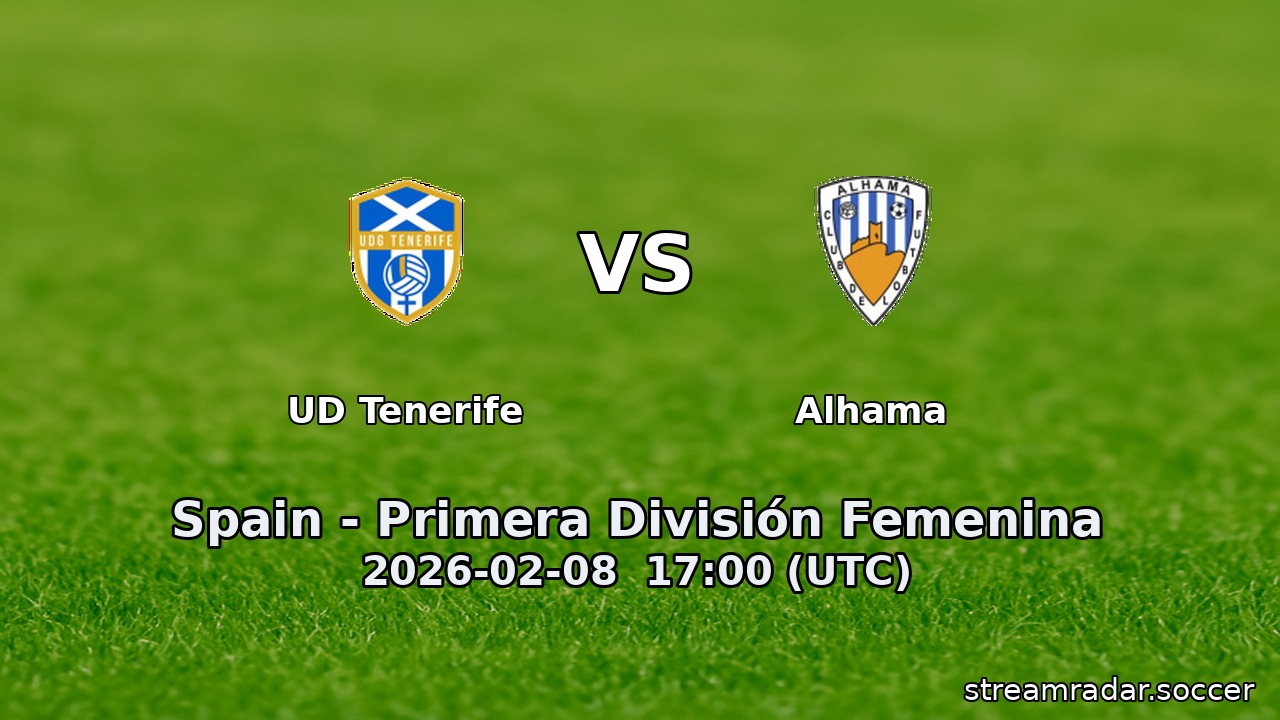 UD Tenerife vs Alhama