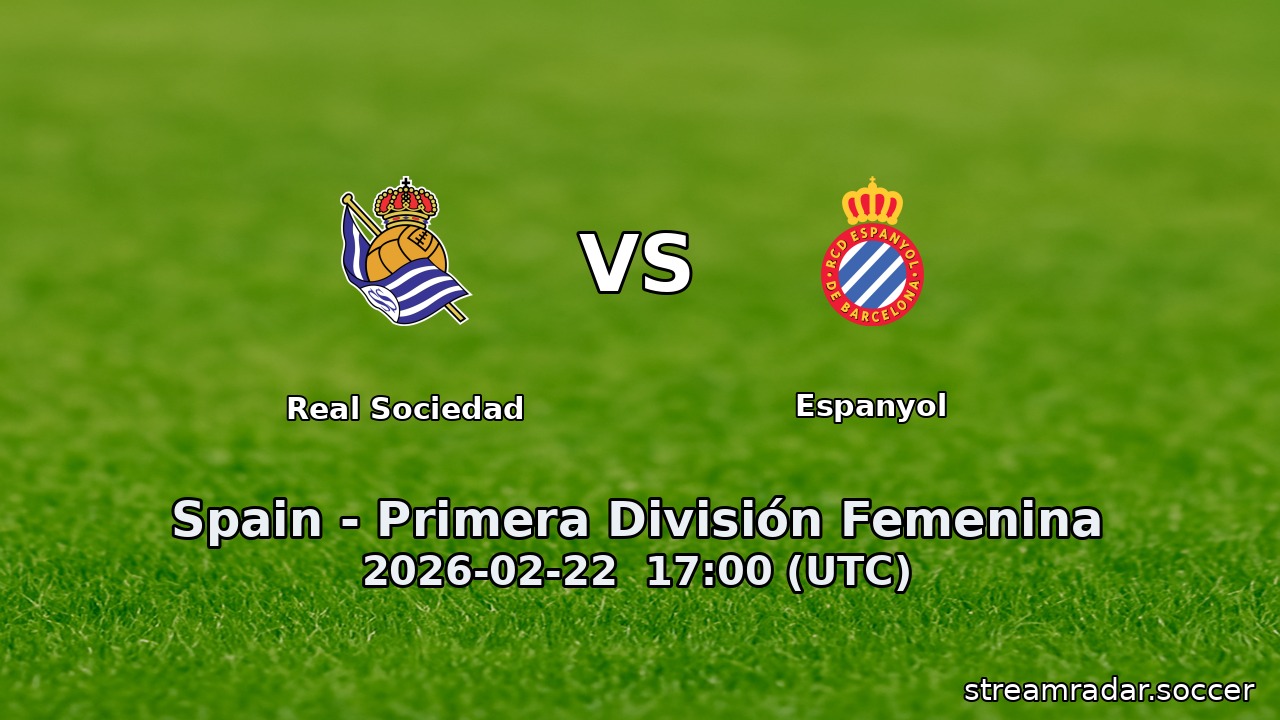 Real Sociedad vs Espanyol