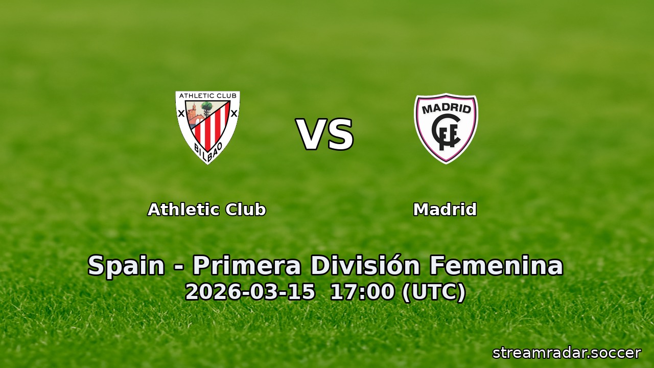 Athletic Club vs Madrid
