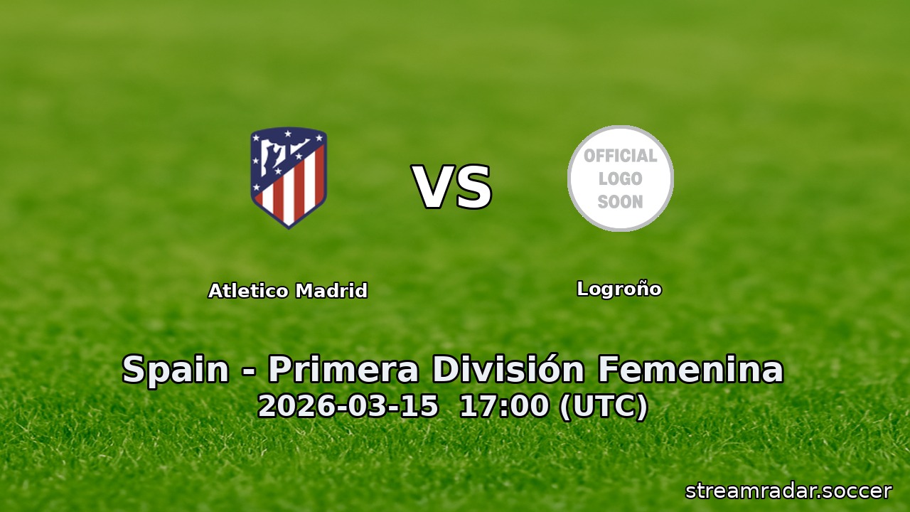 Atletico Madrid vs Logroño