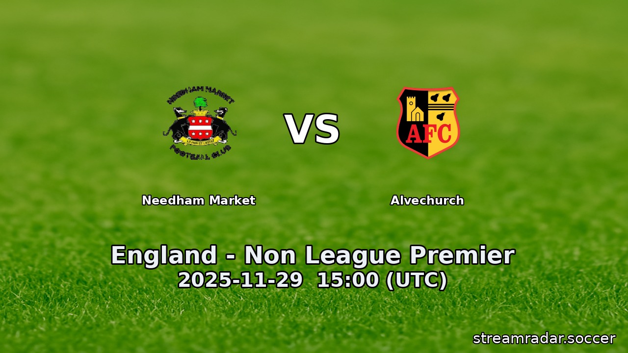 Needham Market vs Alvechurch