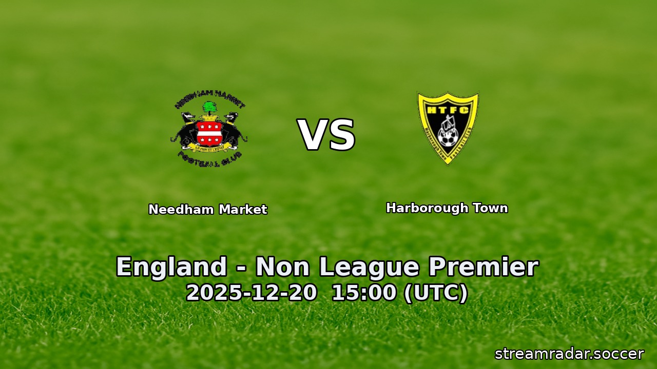 Needham Market vs Harborough Town