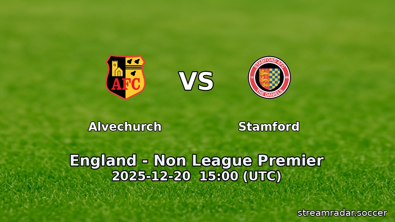 Alvechurch vs Stamford