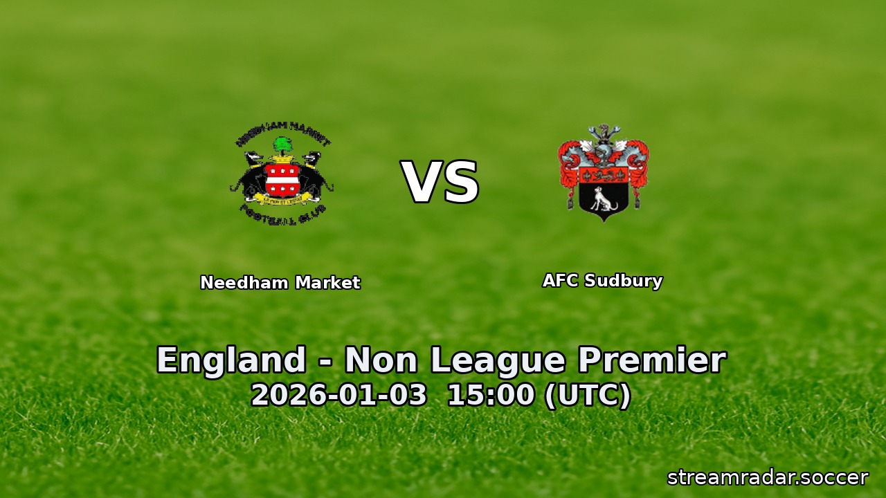 Needham Market vs AFC Sudbury