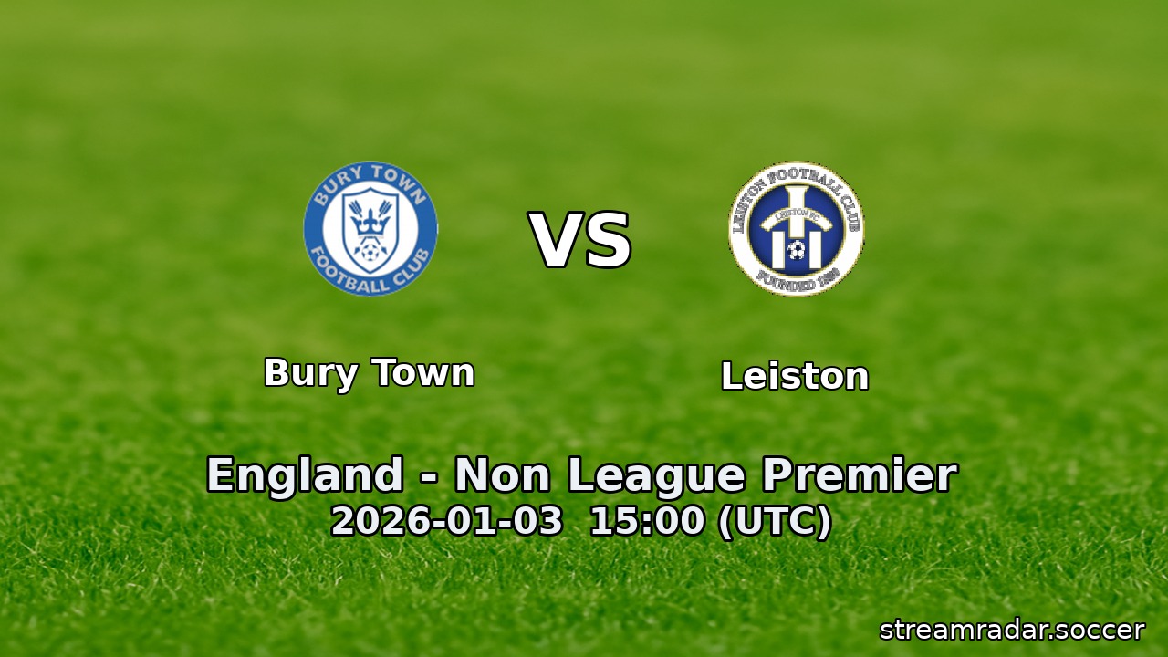 Bury Town vs Leiston
